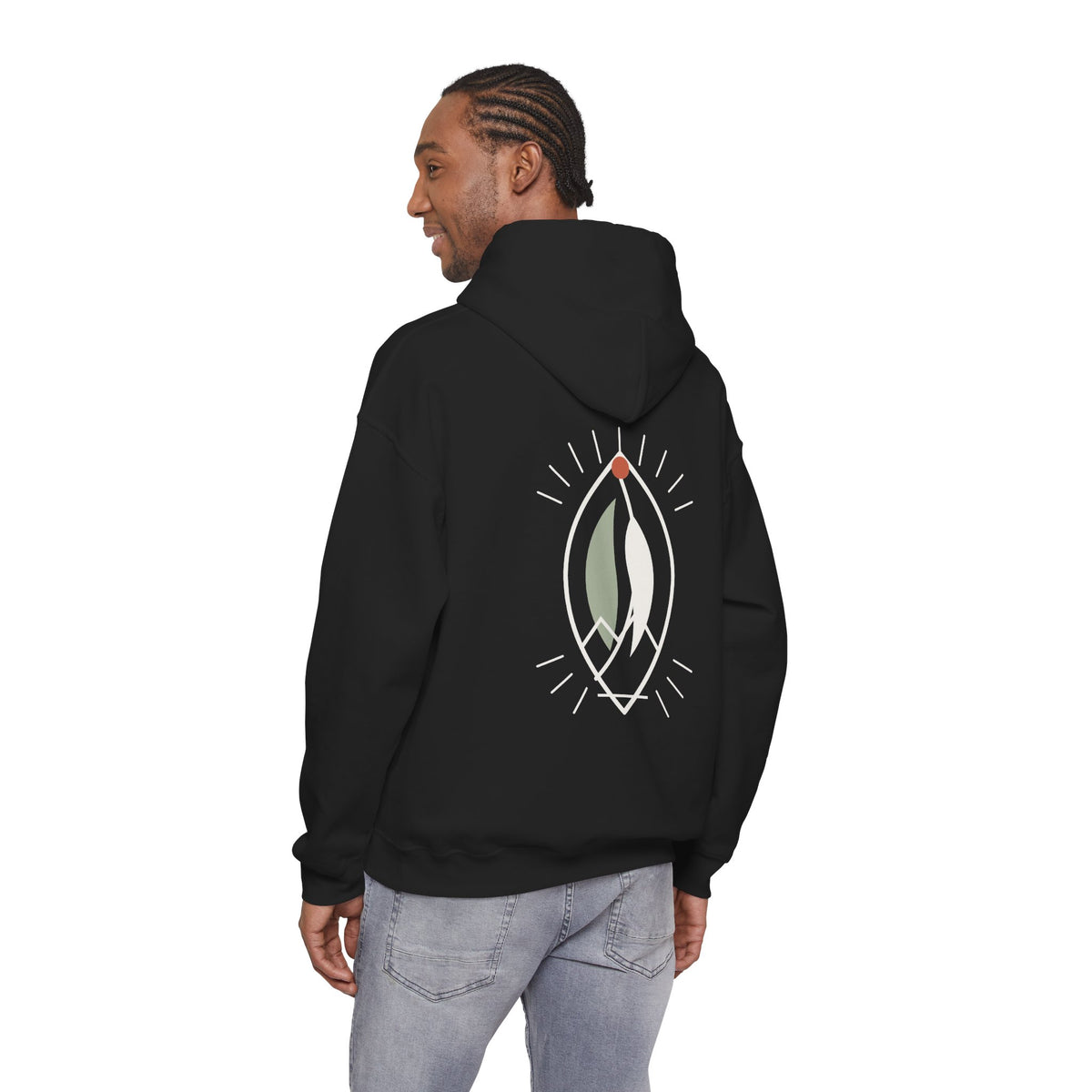 MOUNTURNIC Wild Quiet Backprint Hoodie — product view 5