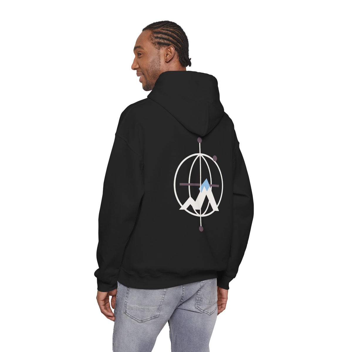MOUNTURNIC Night Meridian Backprint Hoodie — product view 5