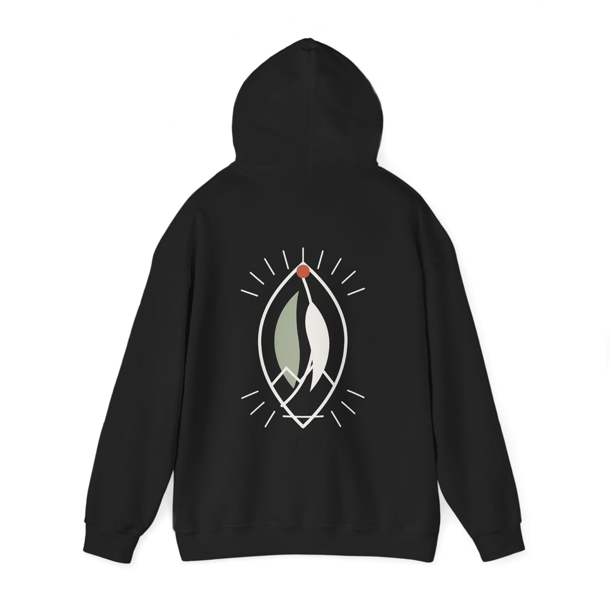 MOUNTURNIC Wild Quiet Backprint Hoodie — product view 3