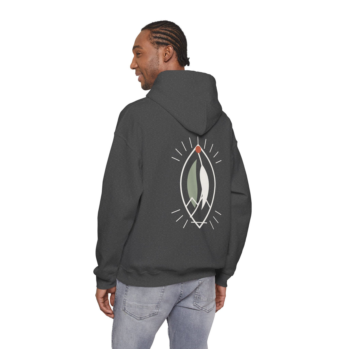 MOUNTURNIC Wild Quiet Backprint Hoodie — product view 8