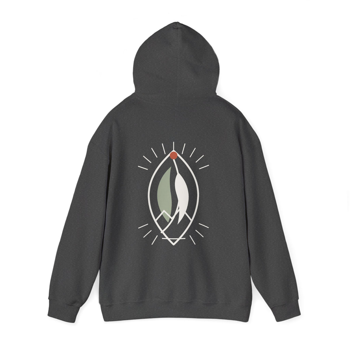 MOUNTURNIC Wild Quiet Backprint Hoodie — product view 6