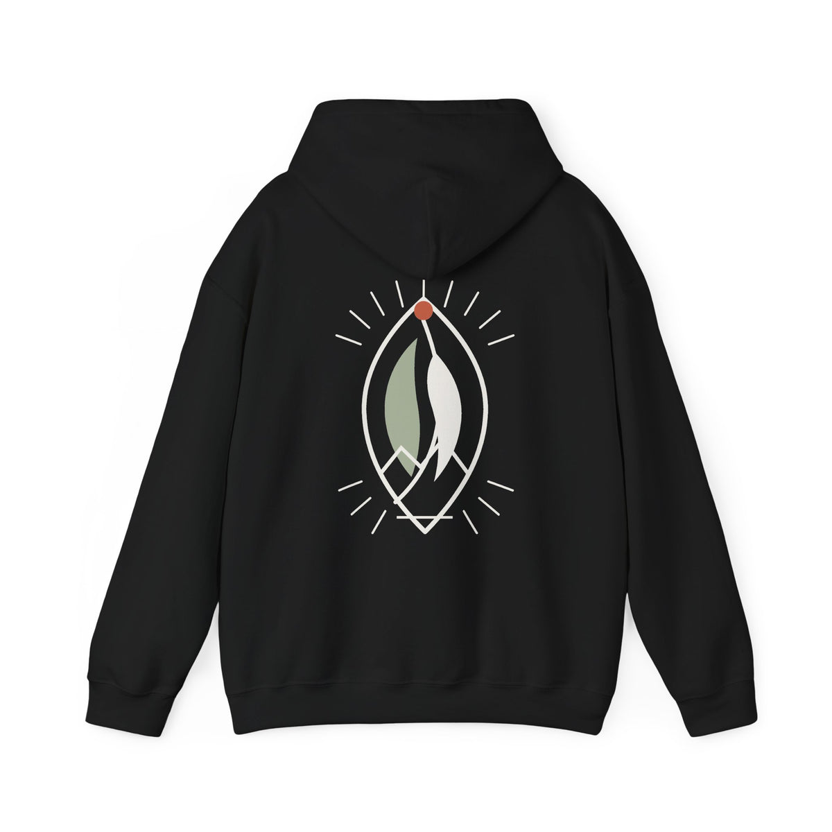 MOUNTURNIC Wild Quiet Backprint Hoodie — product view 1